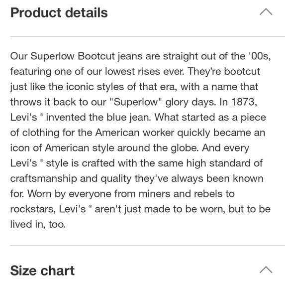 New Women's Levi's Super Low Rise Boot Cut Jeans All Alone 25 - Picture 4 of 5